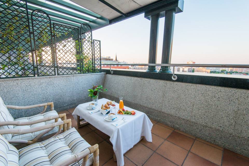 Terraza Suite Nupcial