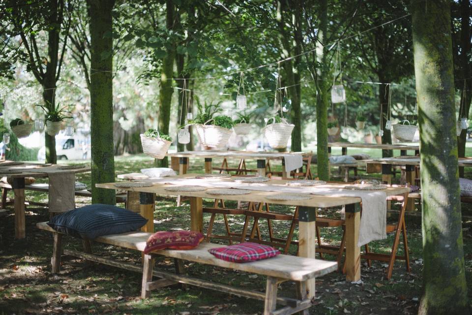 Boda en el bosque