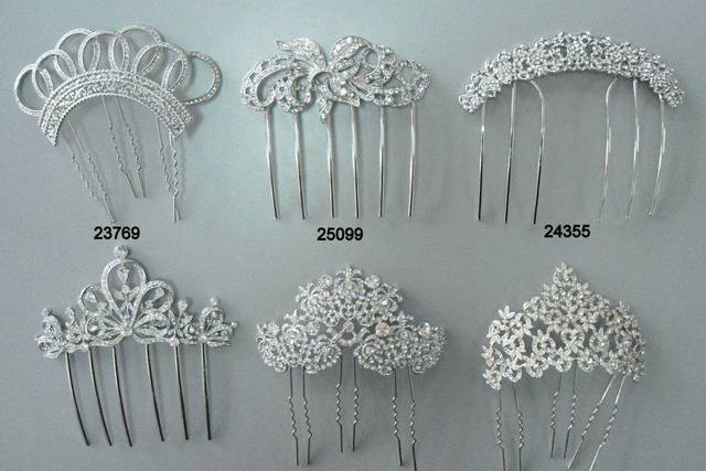 Peinas, tiaras para novia