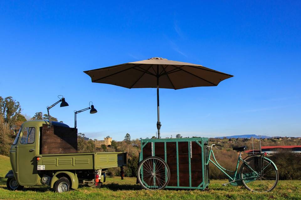 Food truck al aire libre