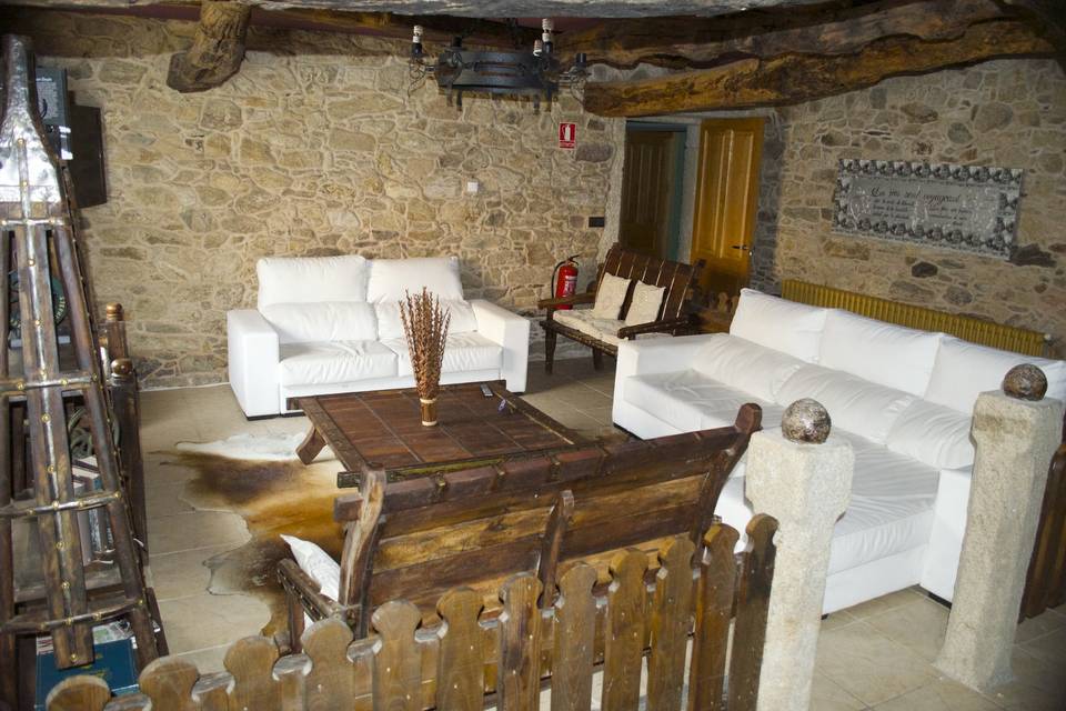 Interior casa rural