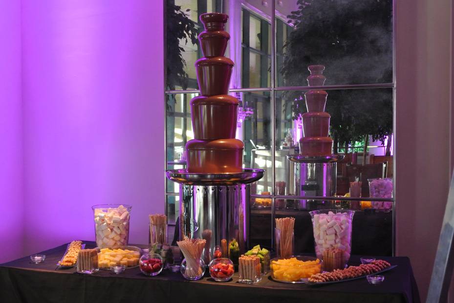 Fuente de chocolate
