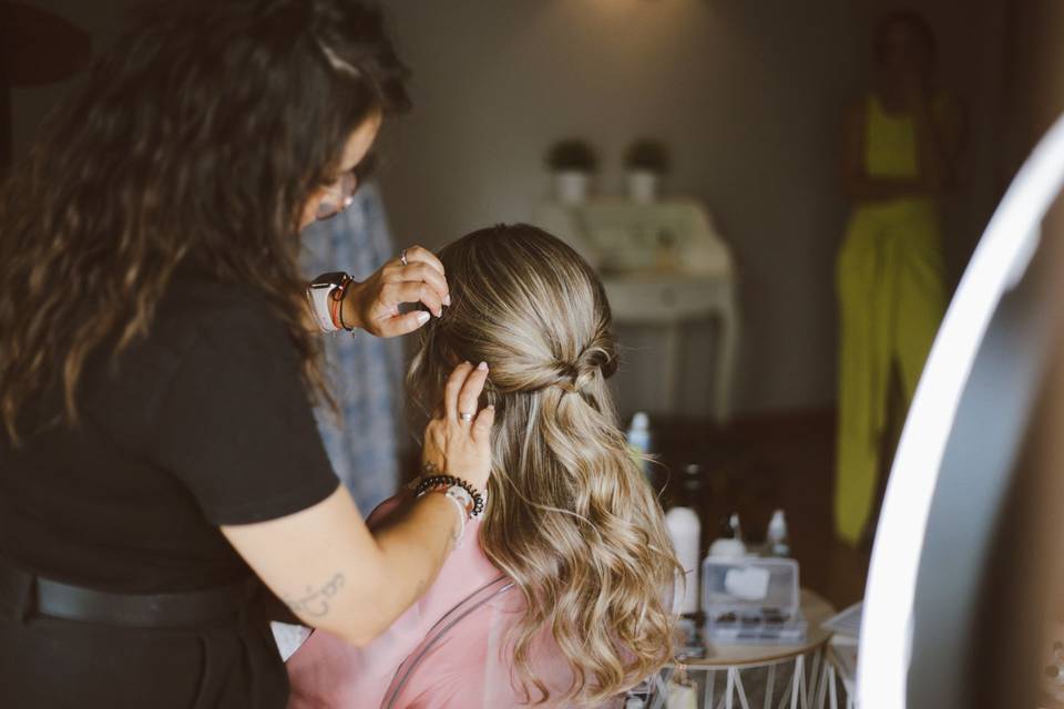 Trenza de novia