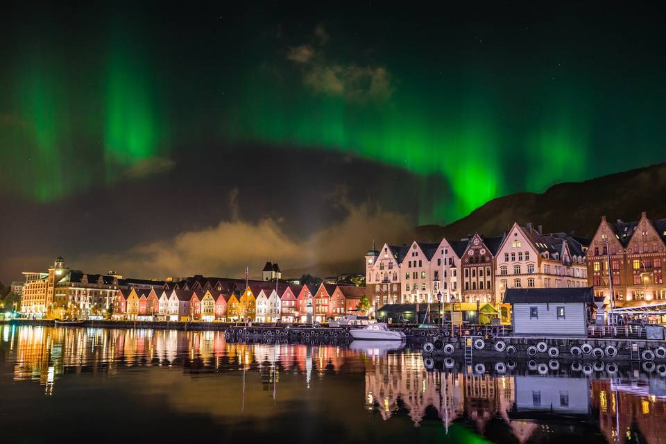 Aurora Boreal en Bergen