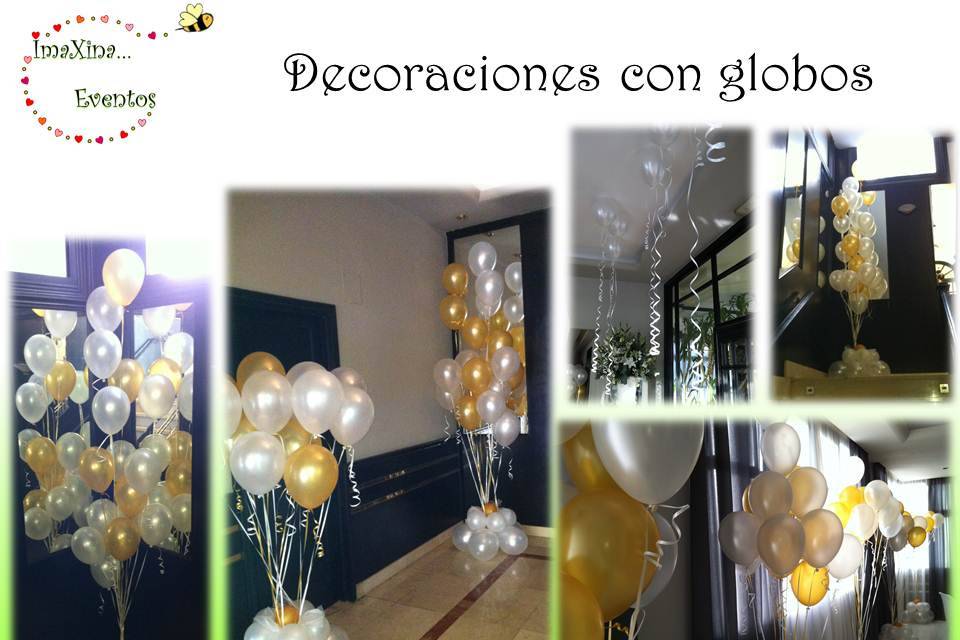 Decoración con globos