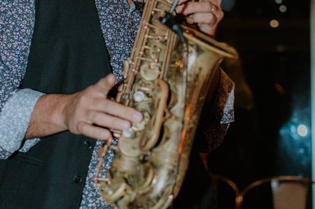 Demián Arroyo, Saxofón