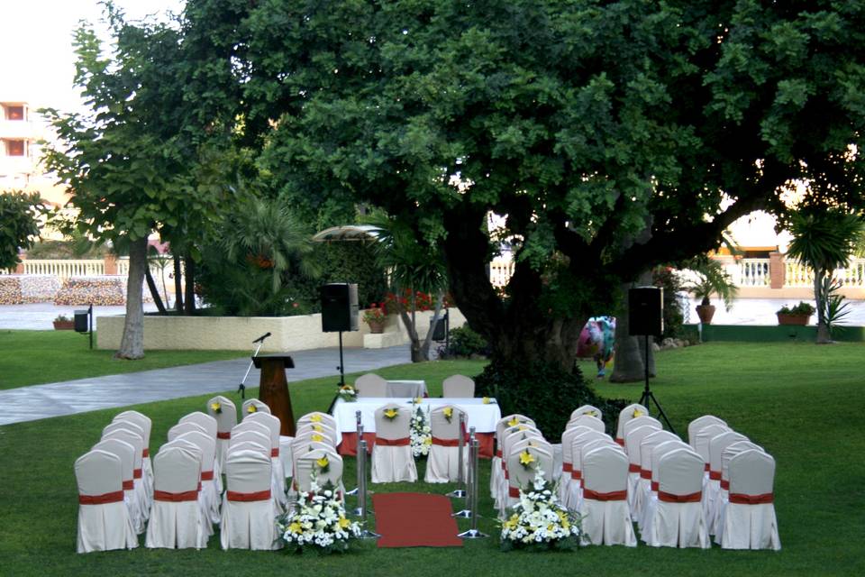 Ceremonia jardín