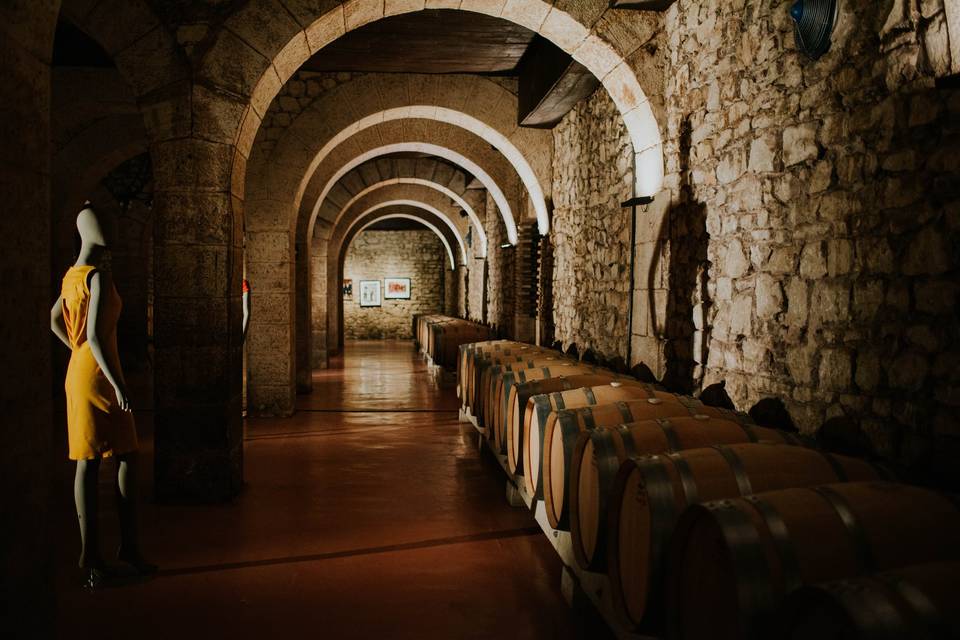 Cóctel en bodega