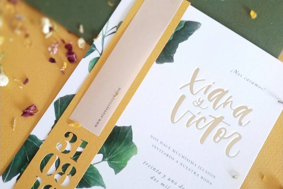 Invitación de boda