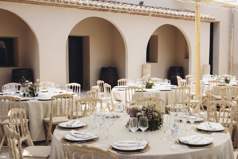 Banquete en la Plaza Central