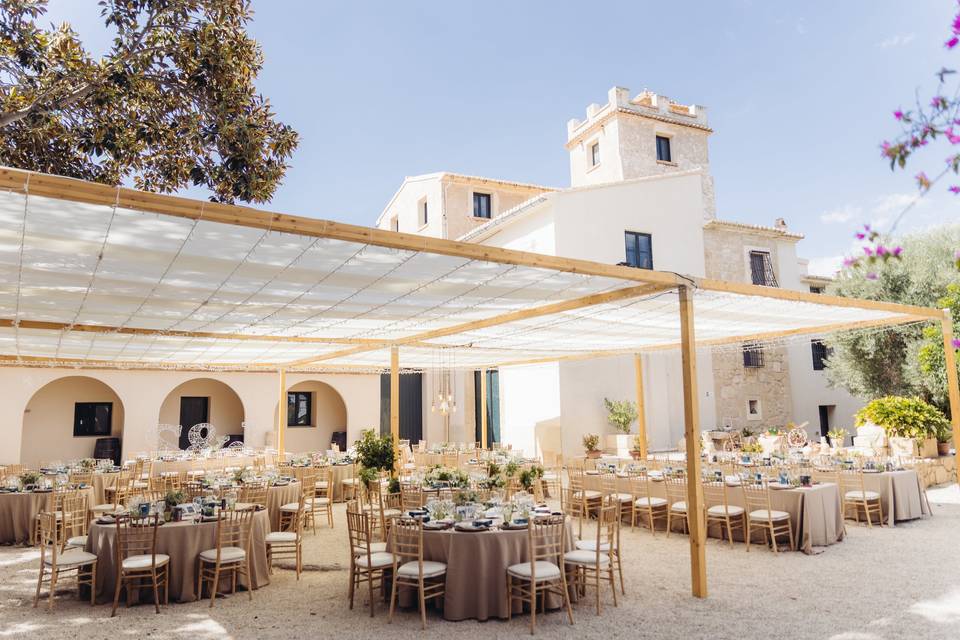 Banquete en la Plaza Central