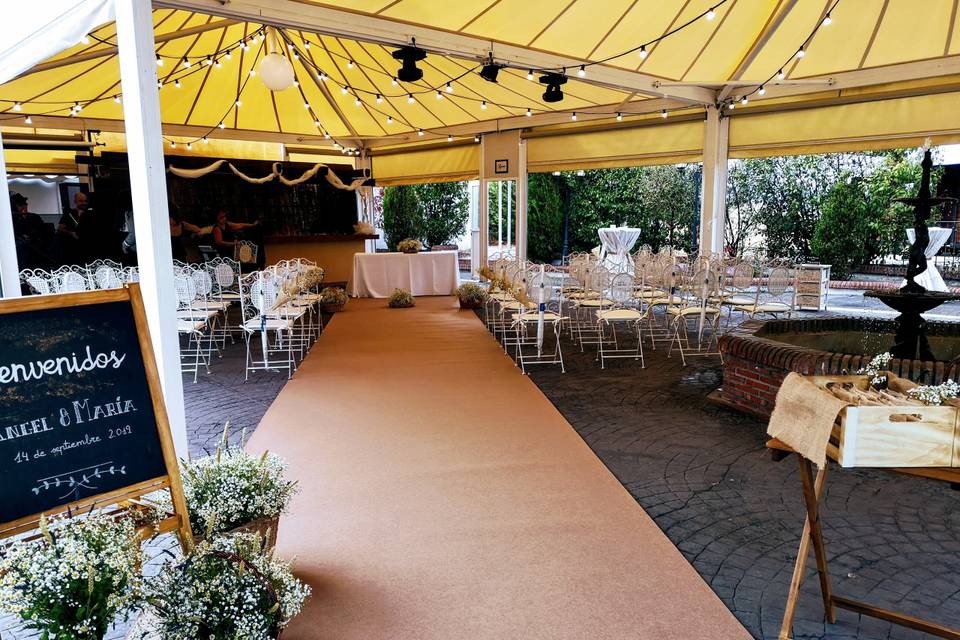 Ceremonia cubierto