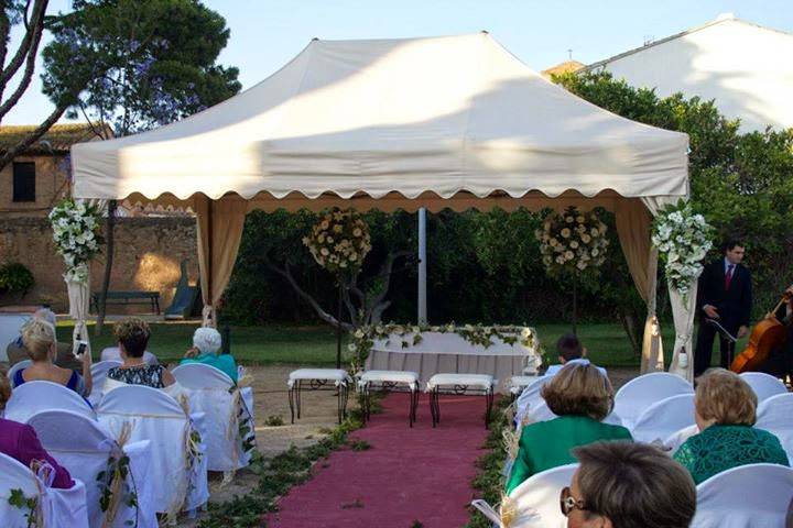 Decoración floral de Masías