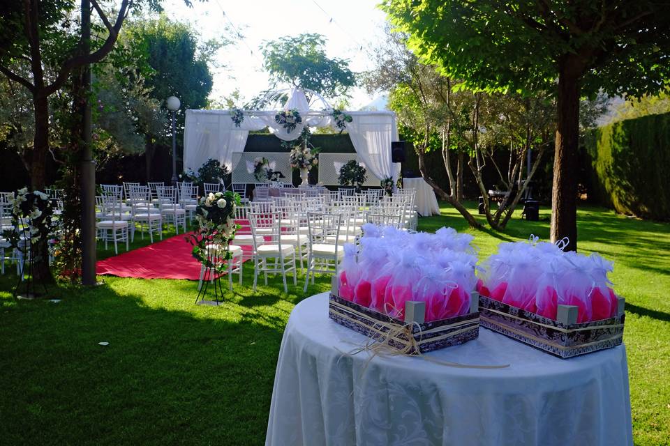 Boda en exterior