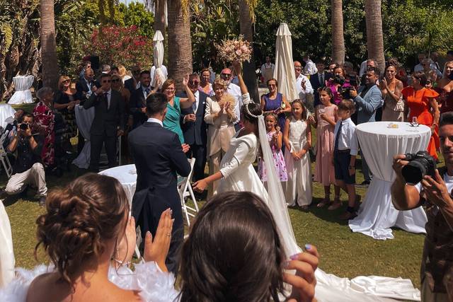 Recibimiento a los novios