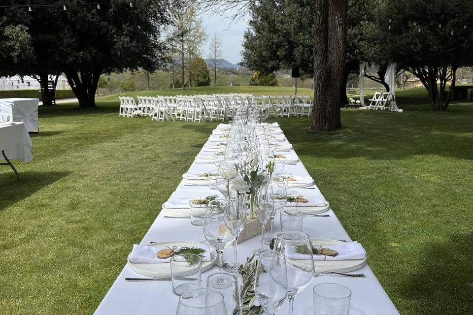 Mesa Boda al aire libre