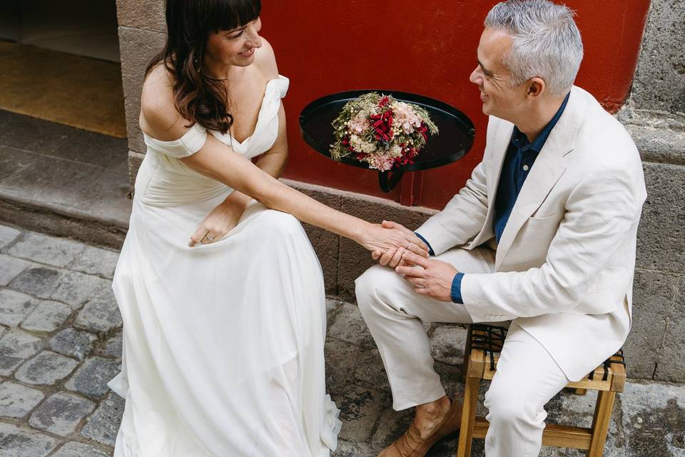 Sesión de los novios