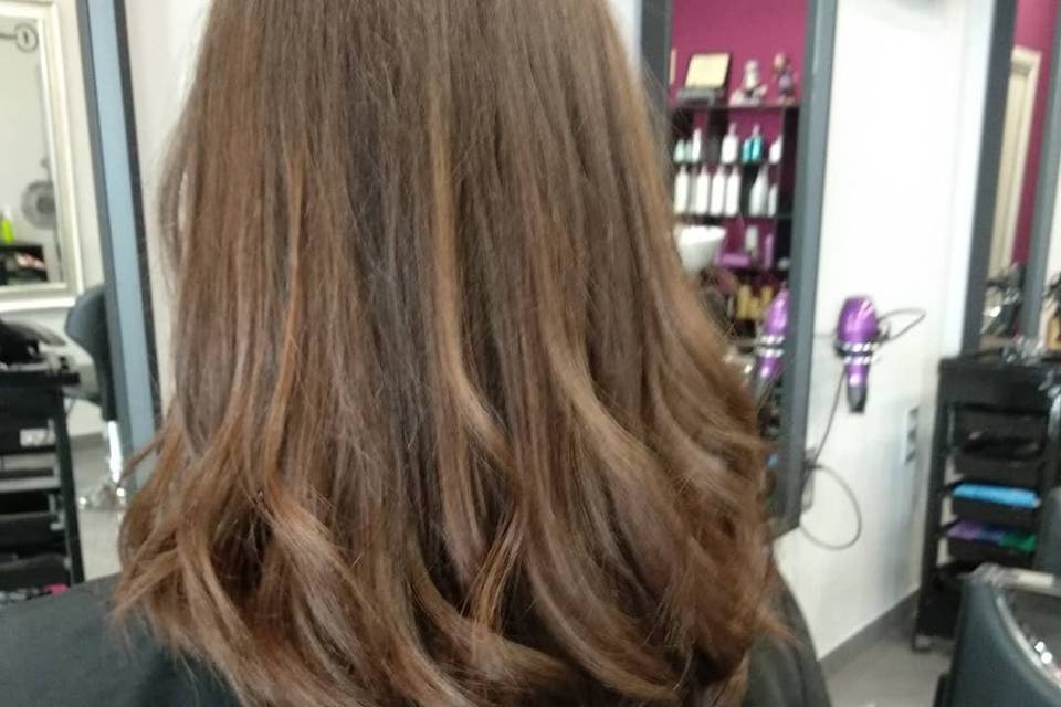 Ondas novia y color