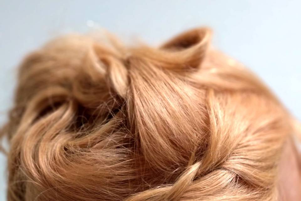 Trenza con moño