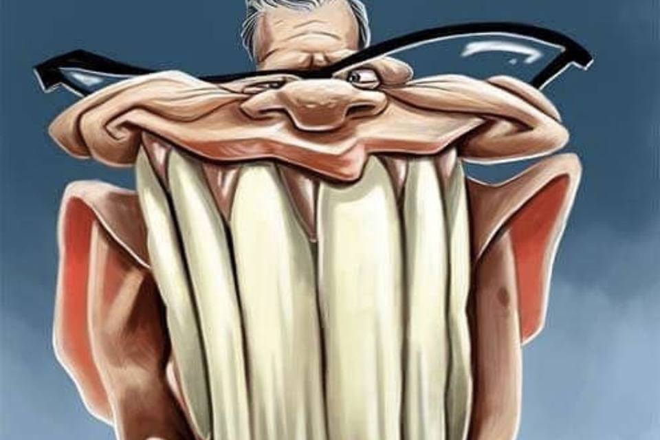 Caricatura extrema a color