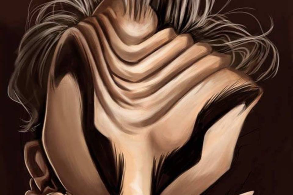 Caricatura extrema a color