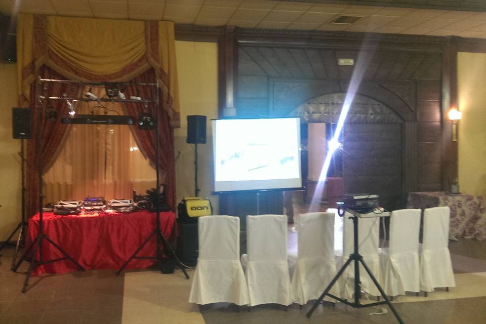 Luz y sonido para vuestra boda