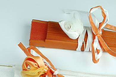 Abanico de madera liso - Decorado