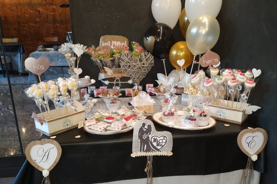 Mesa dulce de boda