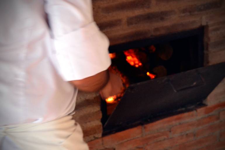 Horno catering finca