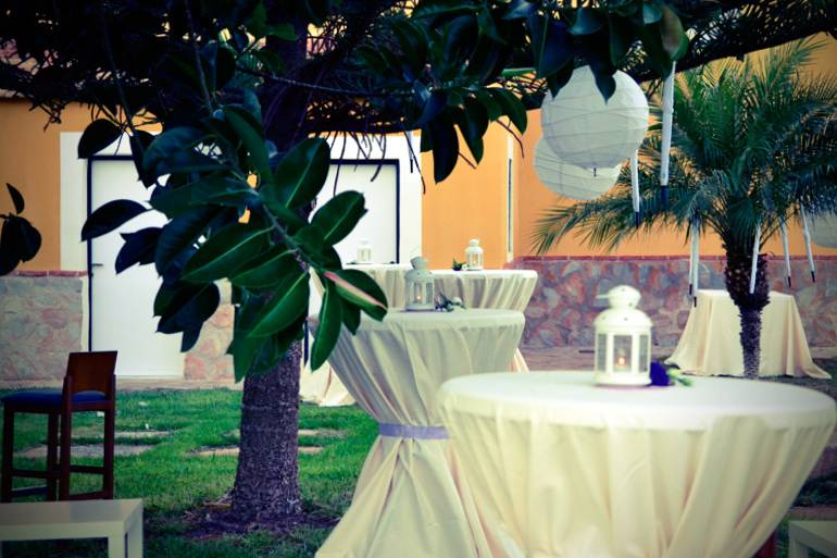 Mesas para el catering