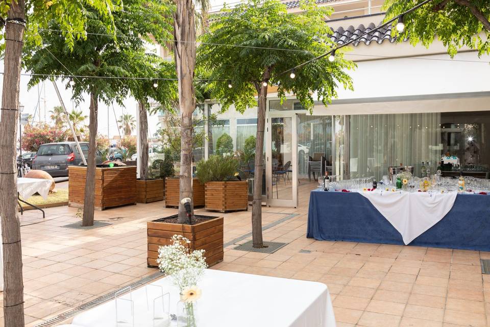 Terraza para el aperitivo