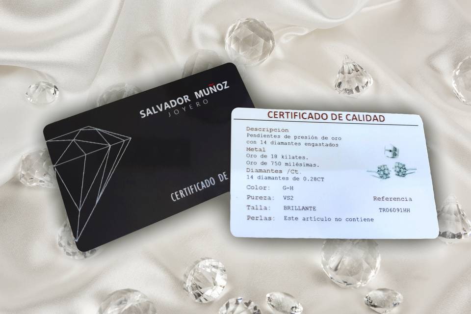 Certificado de calidad