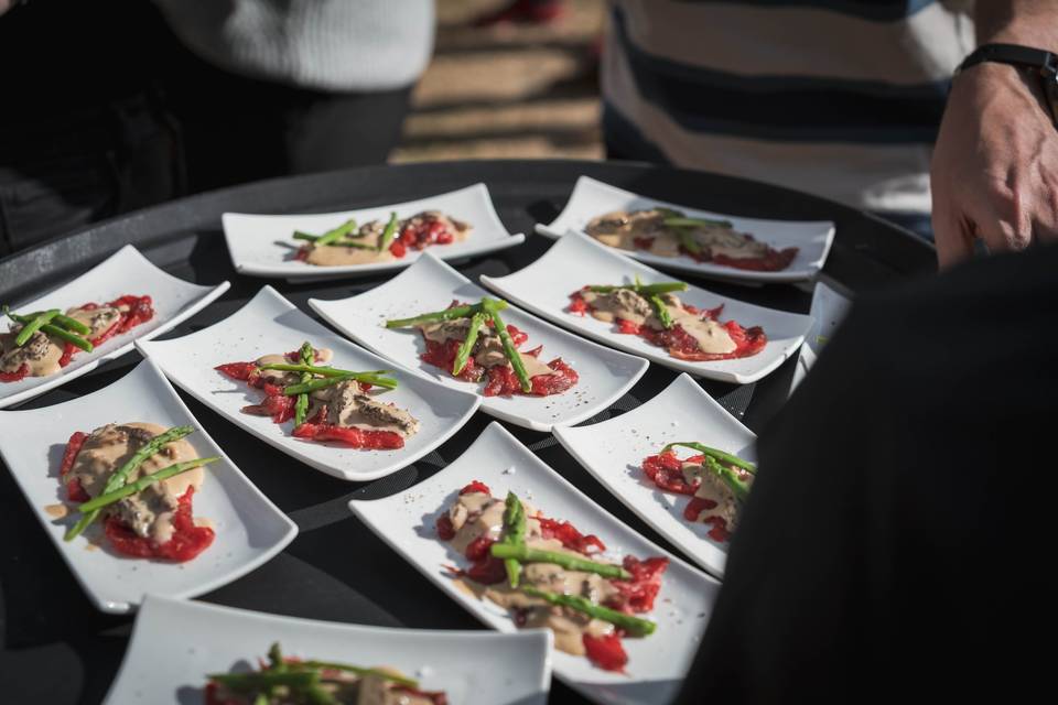 Sashimi de chuletón y múrgulas