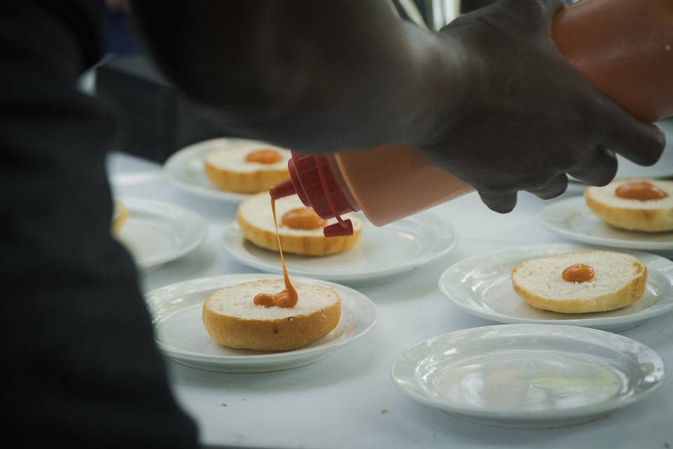 Mini burguers, nuestras salsas