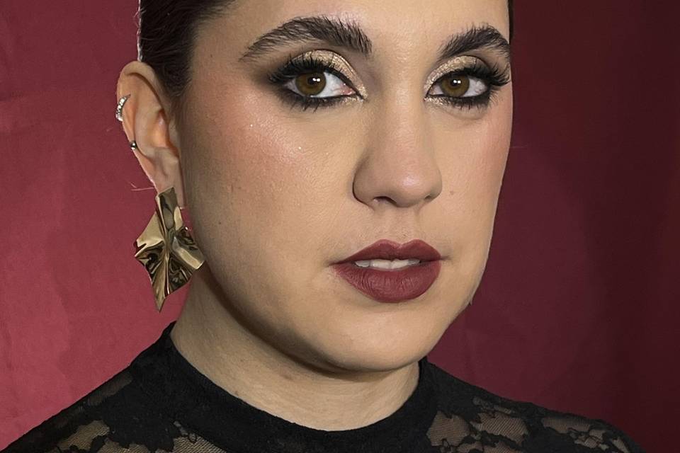Full glam makeup