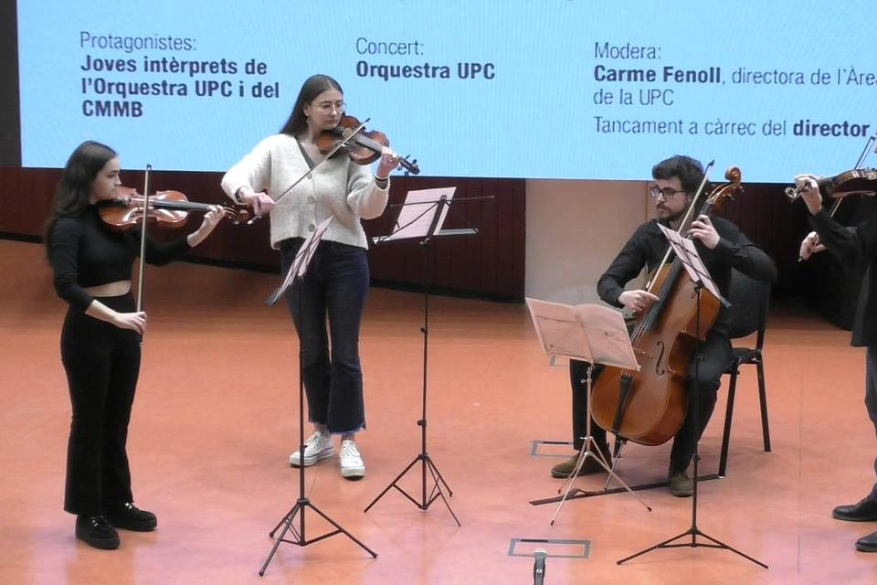 Actuación en un evento