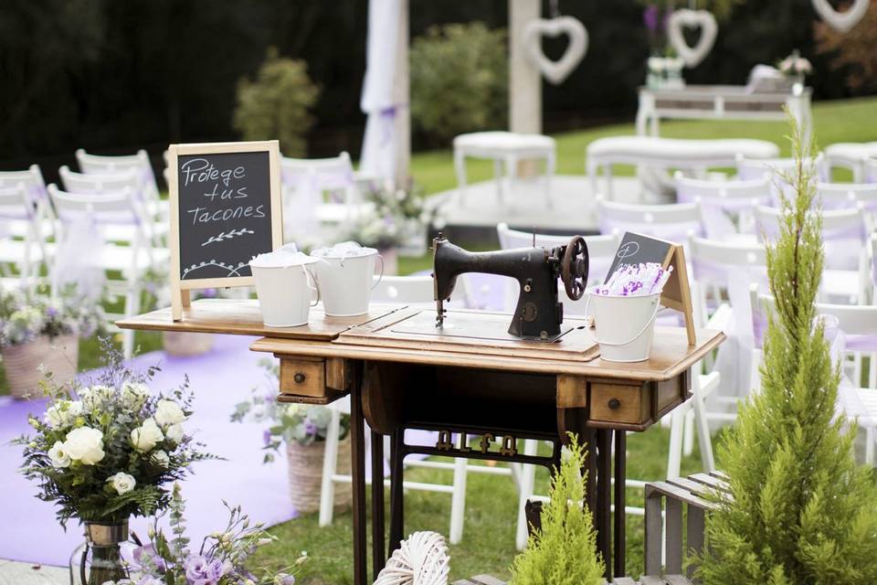 Ceremonia en el jardín