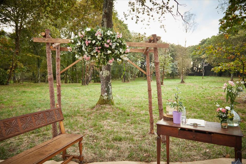 Bodas en un bosque