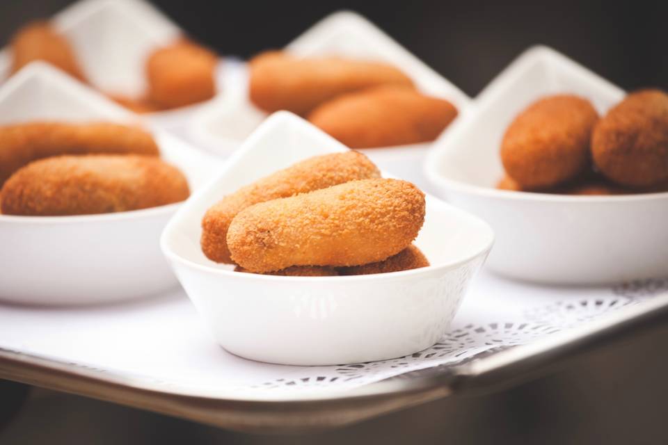 Tostas de bacalao