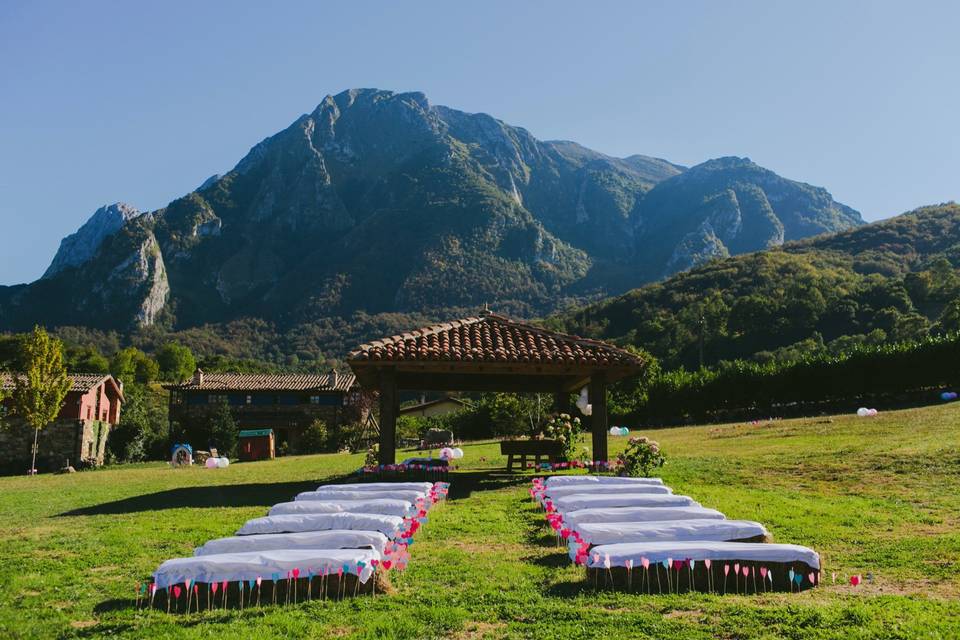 Ceremonia civil en la montaña