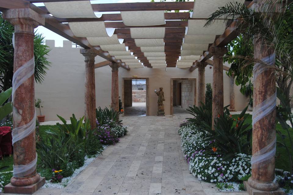 Jardín del complejo