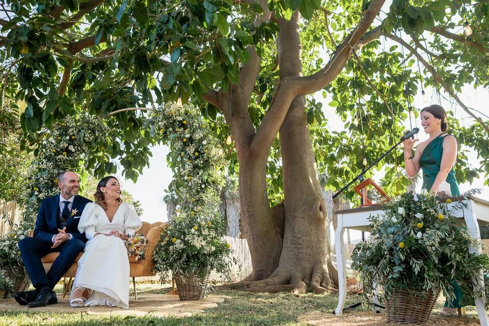 Ceremonia en árbol