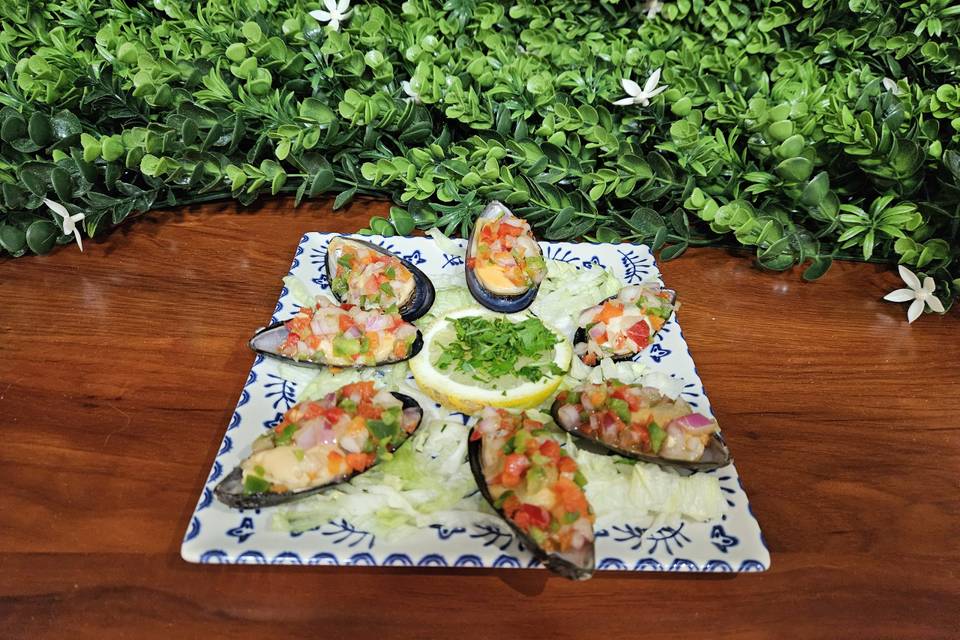 Cacharita de mejillones de roc