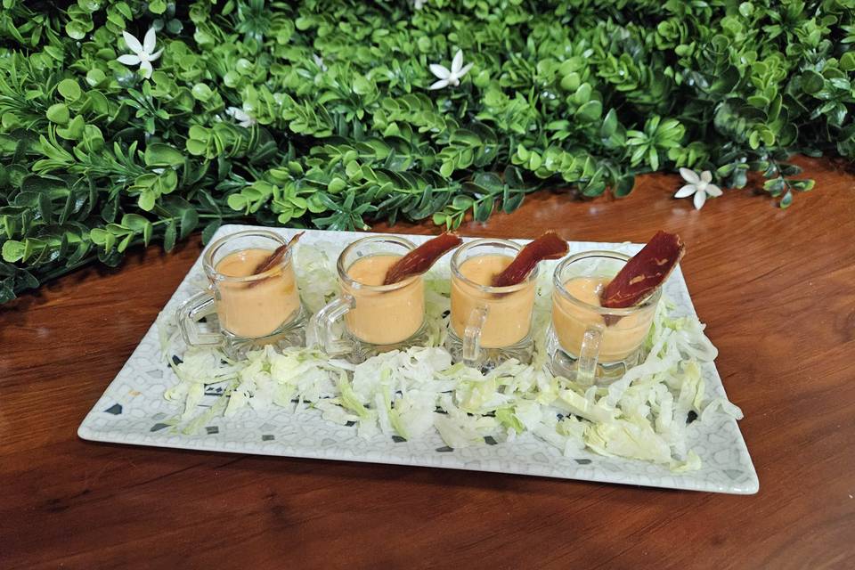Chupito de Salmorejo