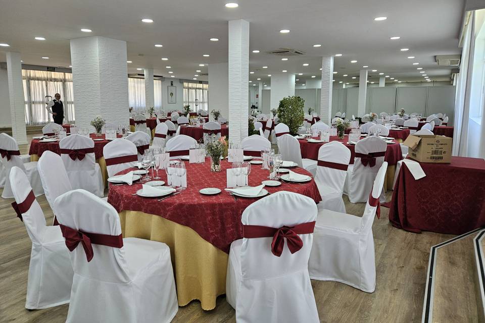 Sillas con Fundas blanca