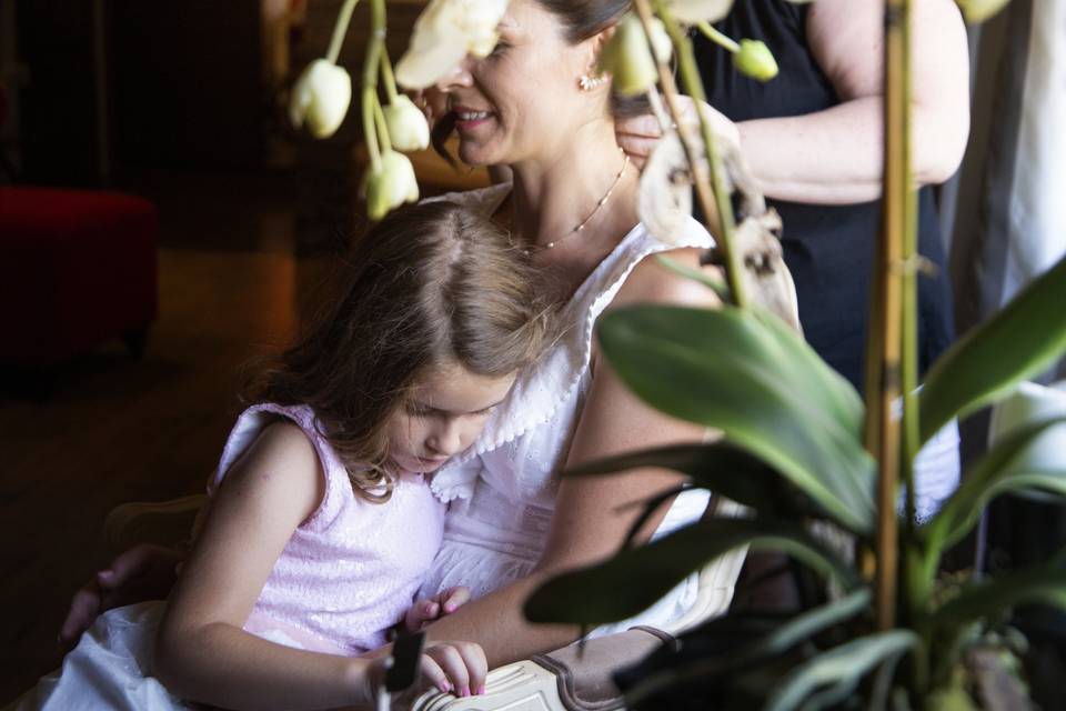 Preparativos de la novia