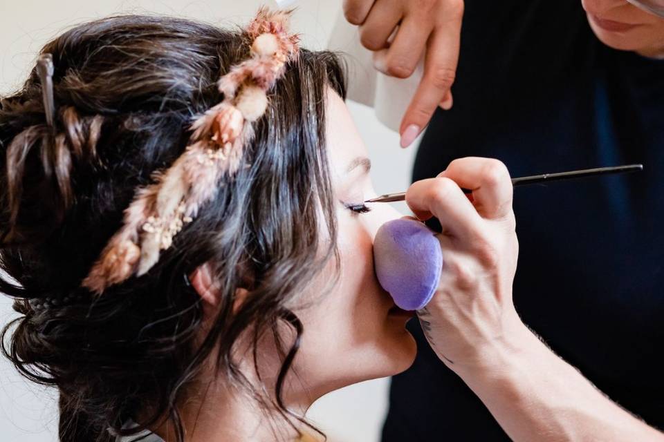 Maquillaje y peinado boda