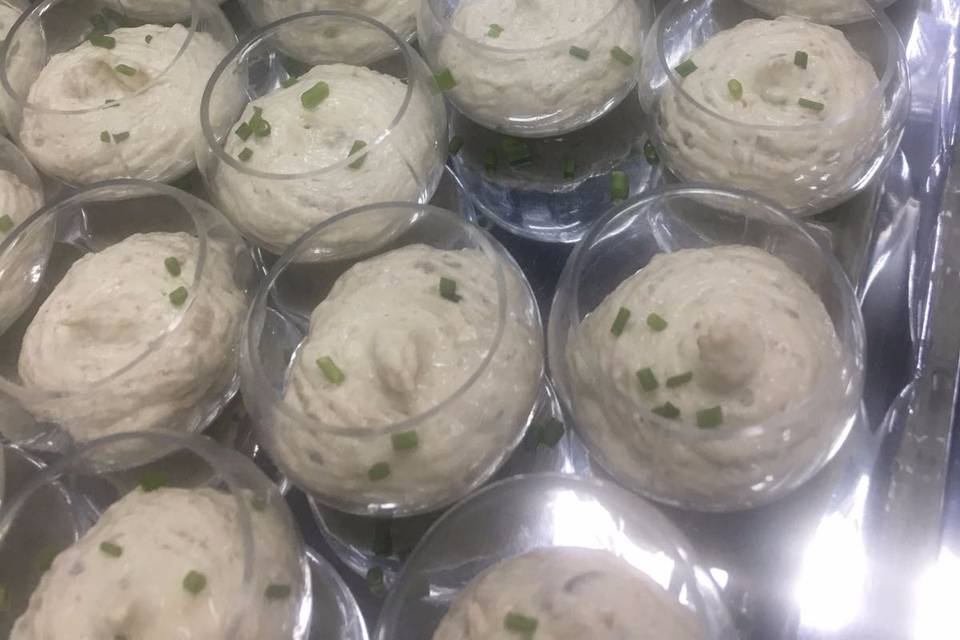 Mousse de piñones