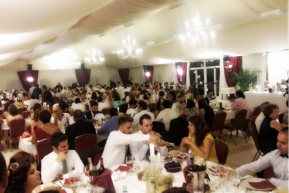 En plena boda