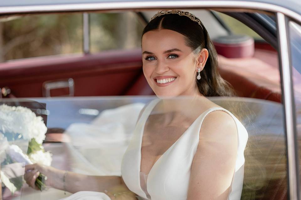 La llegada de  la novia